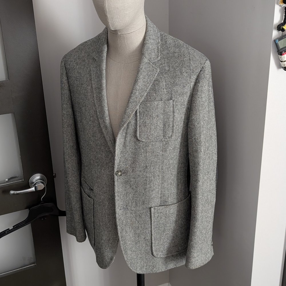SOLD// Black Brown 1826 Gray FALL Jacket
